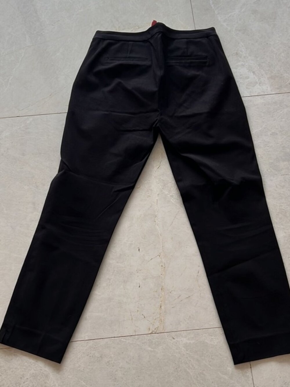 J Crew Martie Casual Pants Black Sz 6 Ankle Cotton Blend